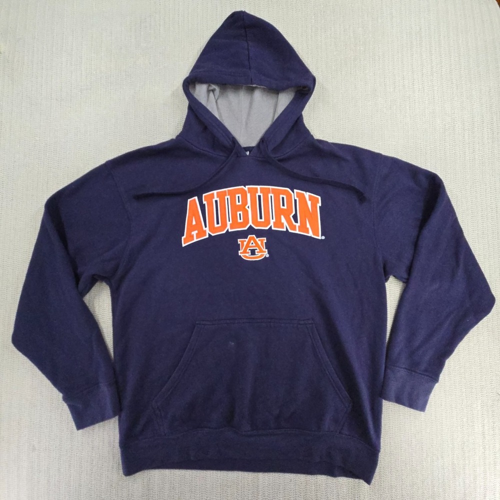 Auburn Tigers Hoodie Sweatshirt Mens Large Navy Blue NCAA College Football